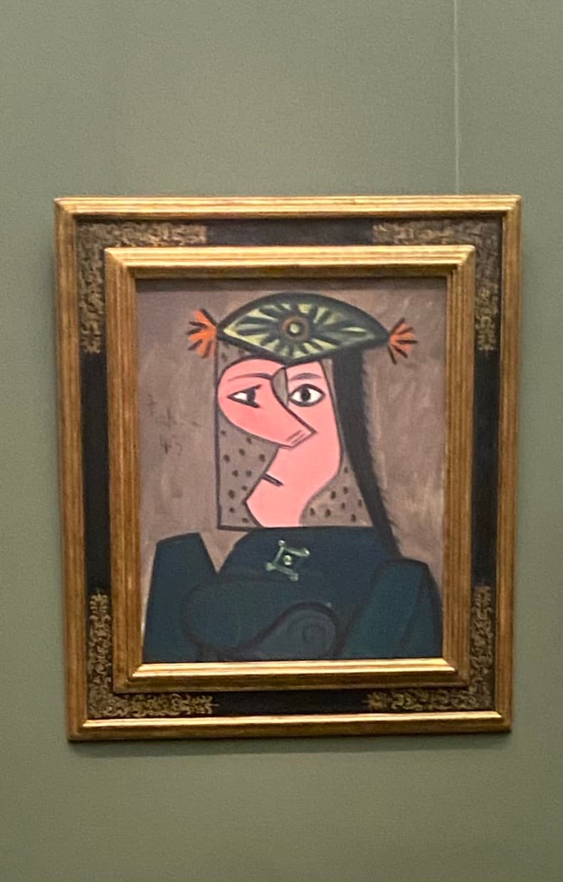 A real picasso painting in Madrid, Spain